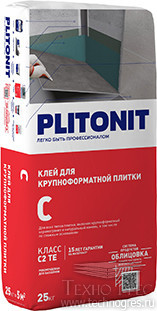 Plitonit С, для облицовки сложных поверхностей (25 кг)