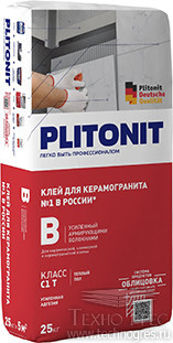 Plitonit В, усиленный армирующими волокнами (25 кг)